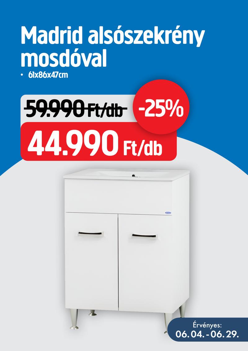 Fürdőszoba bútorcsalád „Madrid”