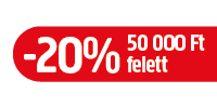 -20% 50.000 Ft felett