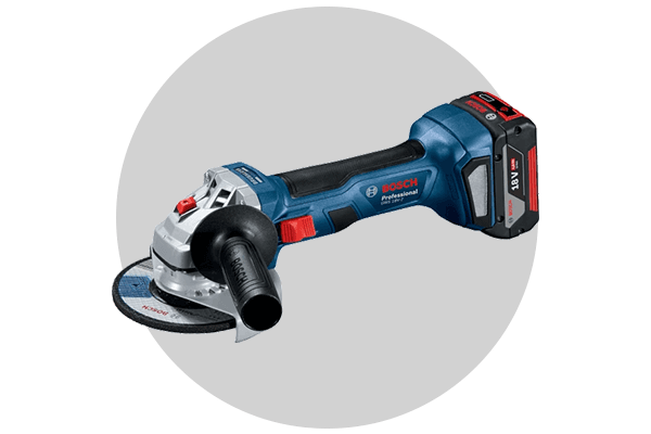 Akkus sarokcsiszoló 18V