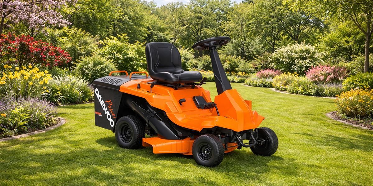 Daewoo benzines fűnyíró traktor