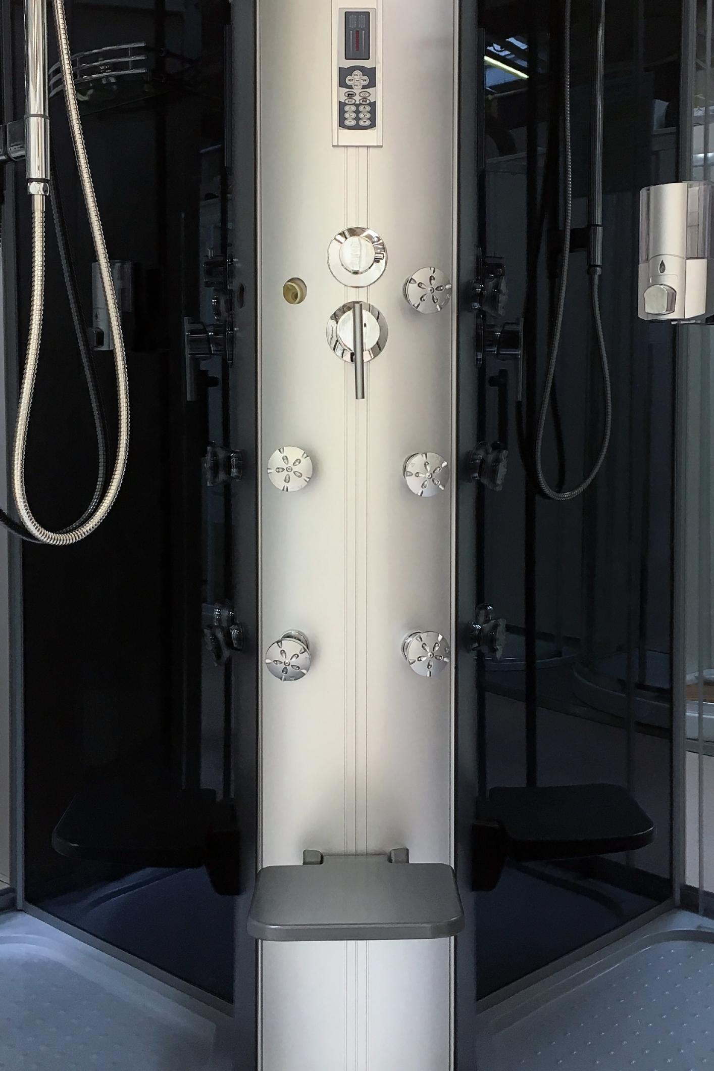 Hidromasszázs zuhanykabin, az álló luxus