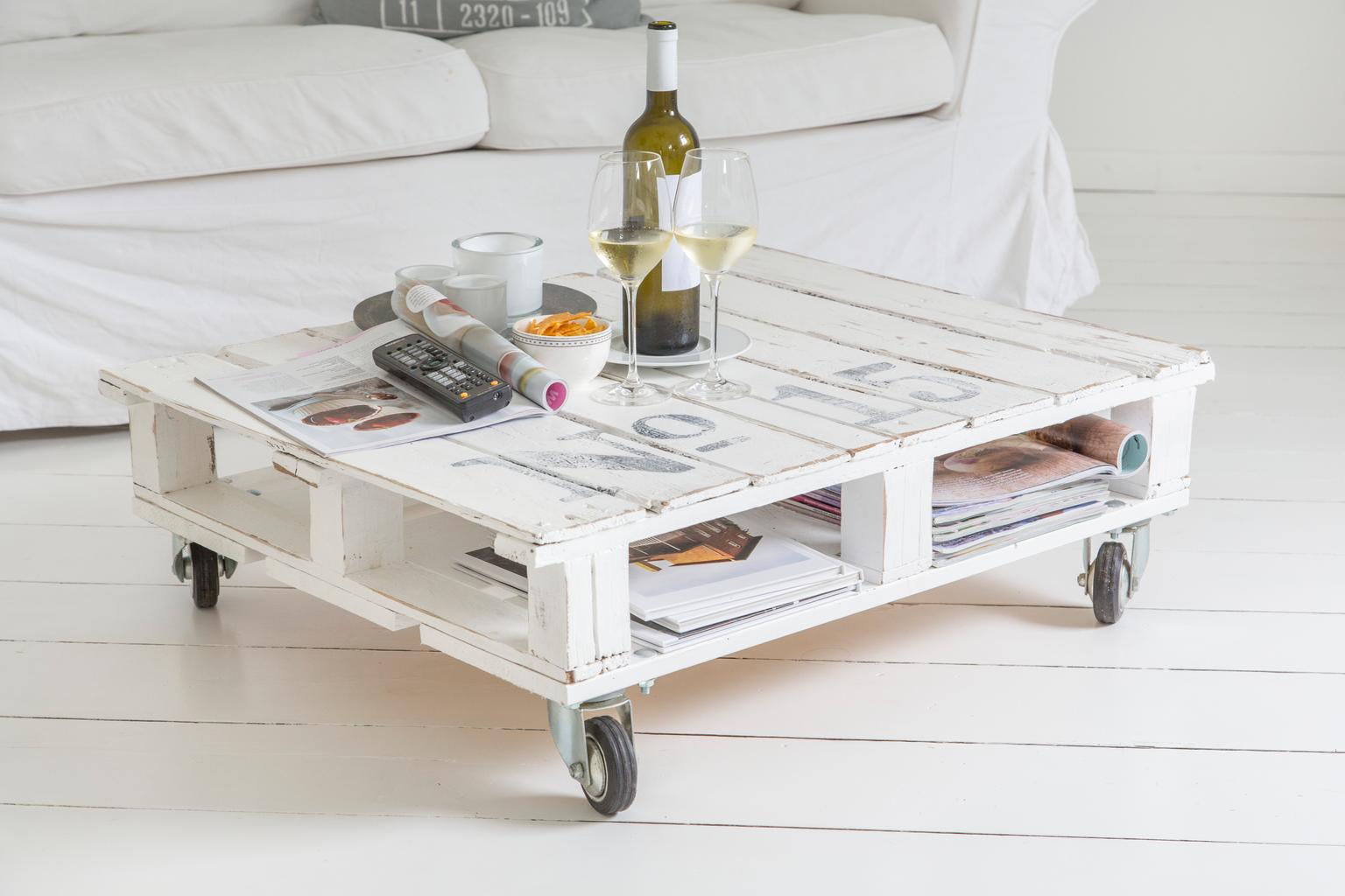 Csináld magad: stílusos raklap asztal