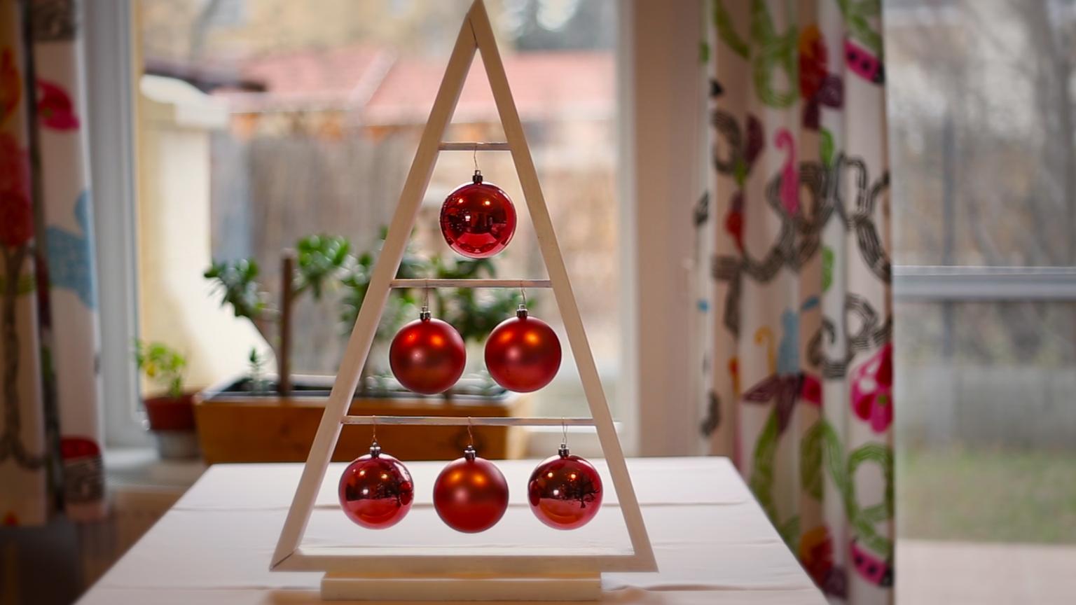 Csináld magad: Karácsonyi asztaldísz