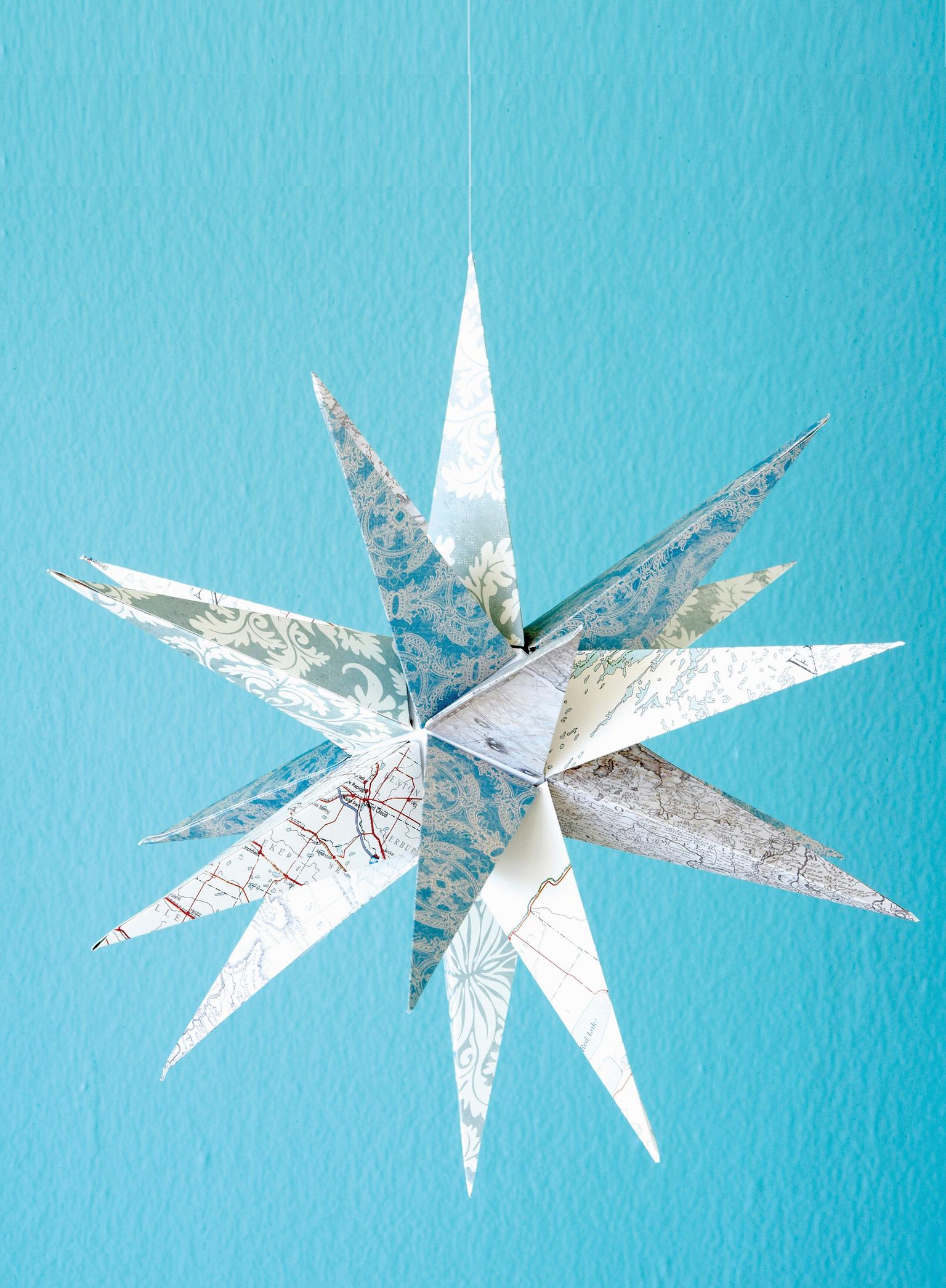 Csináld magad: karácsonyi csillag papírból