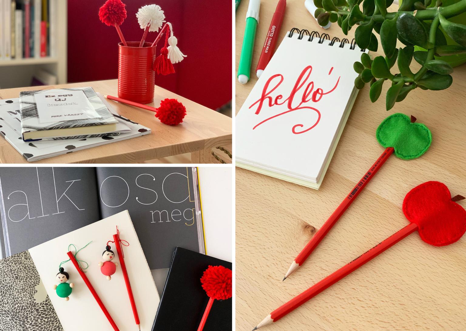 3 ceruzadísz, ami meghozza a kedvet az iskolakezdéshez