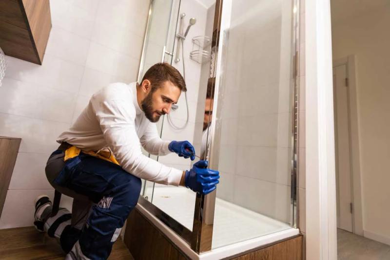 Zuhanykabin beépítése házilag