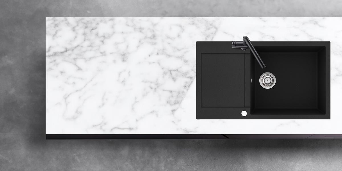 Gránit mosogató - elegáns, prémium hatású felület