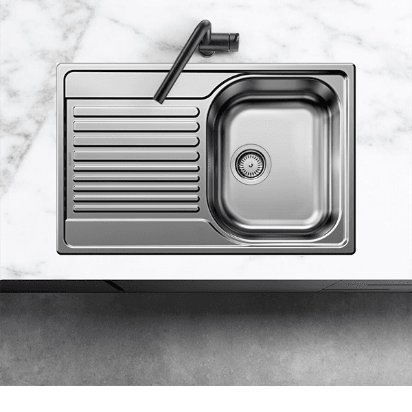 Rozsdamentes mosogató, a klasszikus és bevált típus