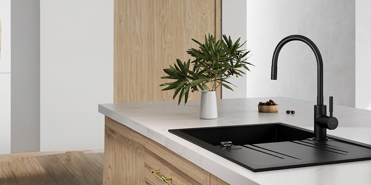 Álló mosogatócsap - Rugalmas elhelyezés