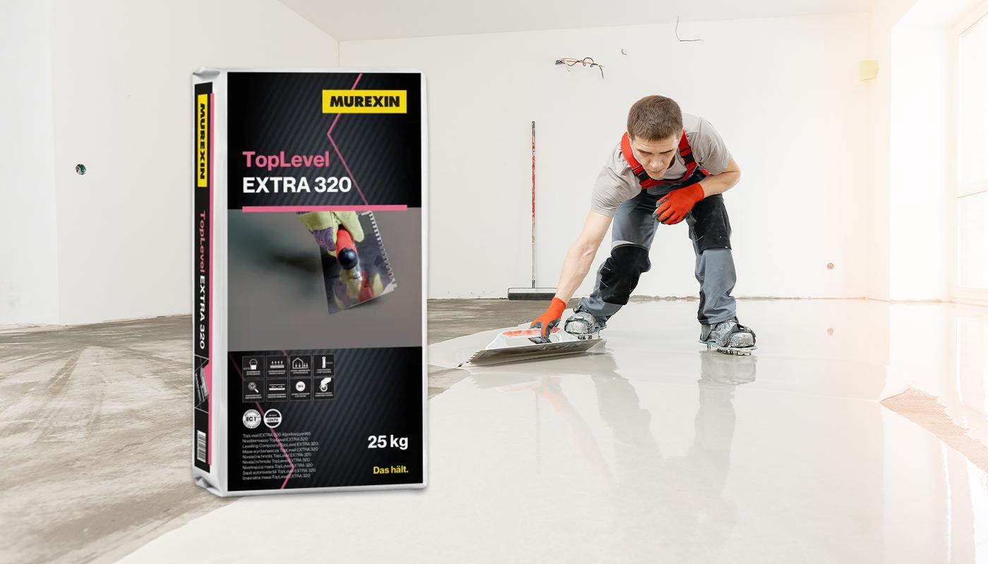 Murexin Toplevel Extra 320 kültéri aljzatkiegyenlítő 25kg