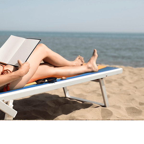 Napozóágy - lazulás a tóparton