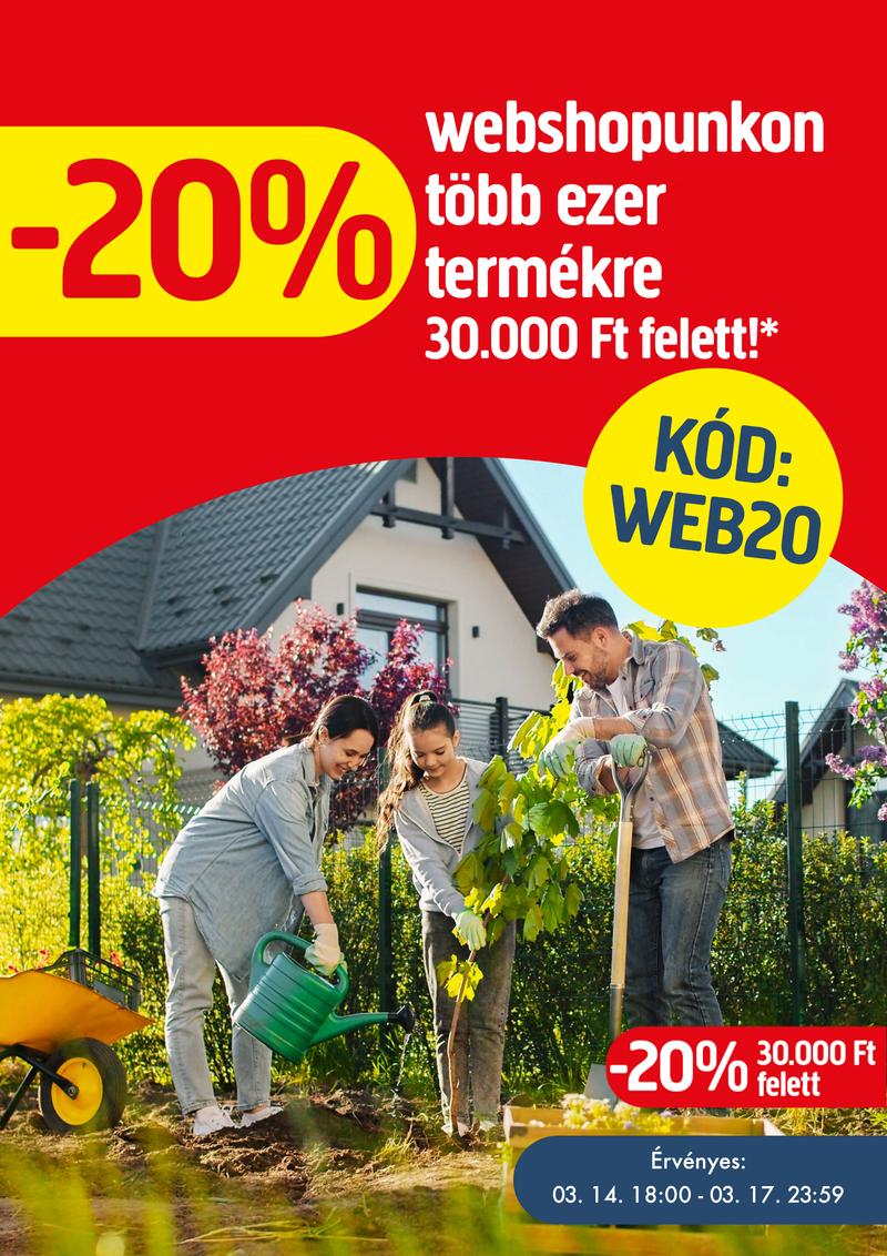 -20% online kuponakció