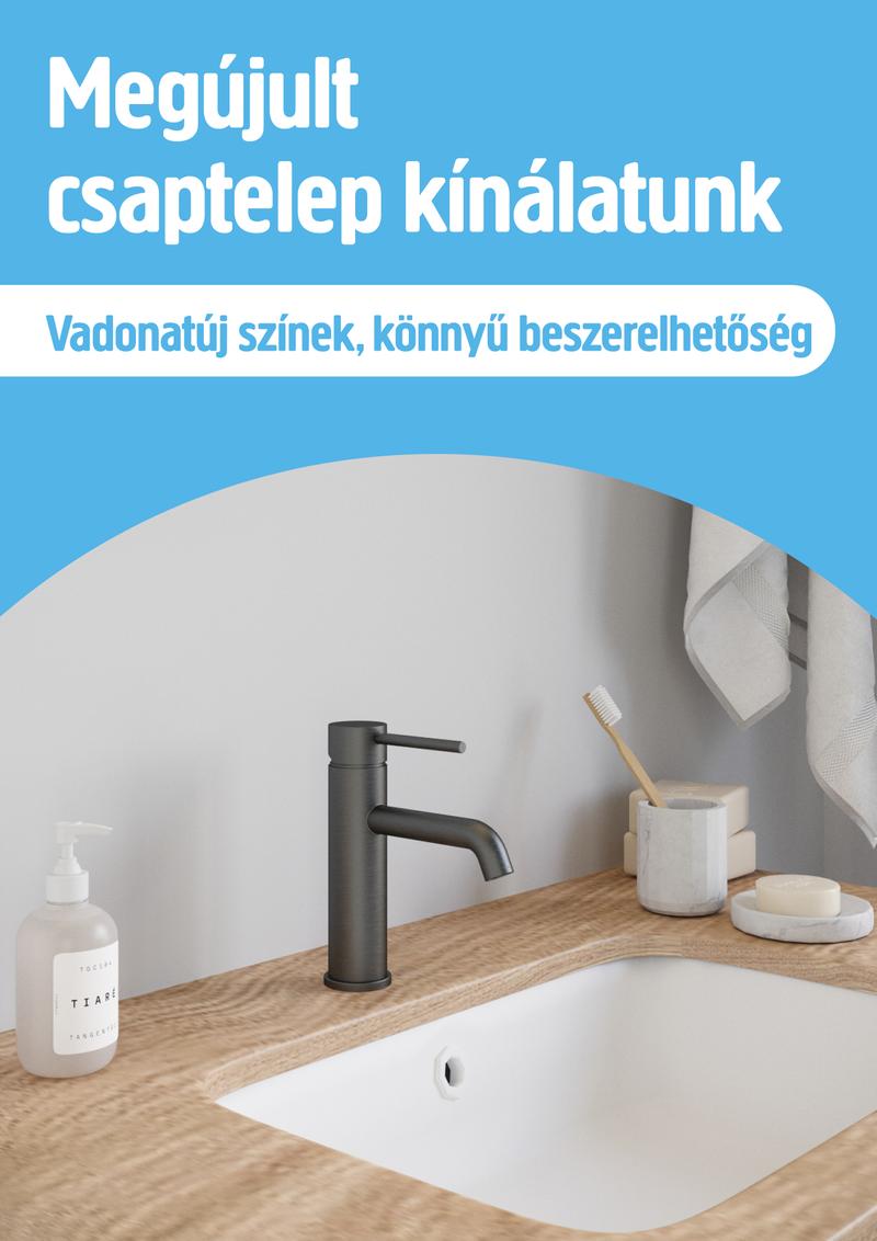 Megújult csaptelep kínálatunk
