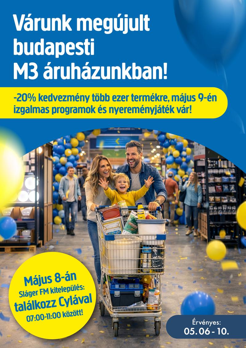 Budapest, M3 áruházi események