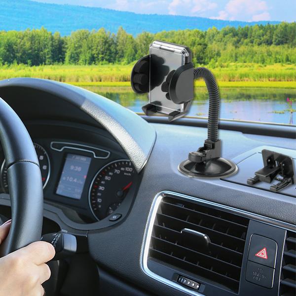 Utazóadapter, telefontartó, GPS tartó