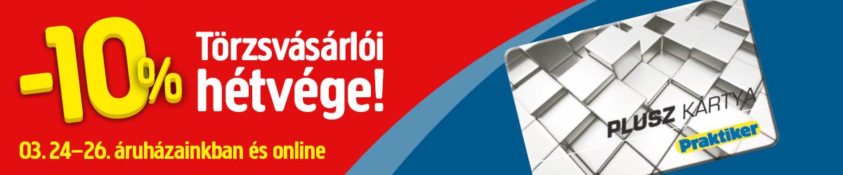 -10% Törzsvásárlói Hétvége