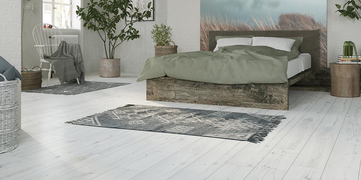 Fehér laminált padlók