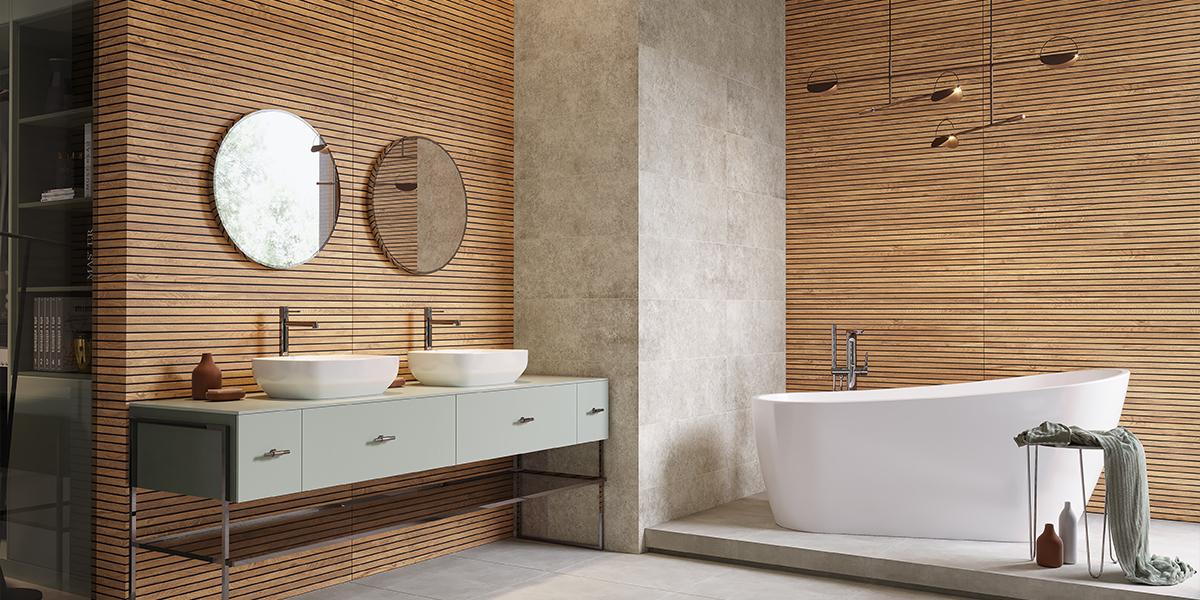 Cersanit Band Wood matt falicsempe