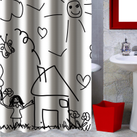 5 vagány zuhanyfüggöny, ami a legunalmasabb fürdőszobát is feldobja